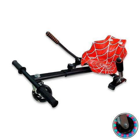 Carrinho para Scooter Vermelho Fogo - LED Na Roda - Foto 3