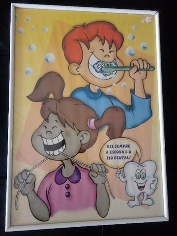 Quadros motivadores para os cuidados com os dentes. (Novinhos) - Foto 2