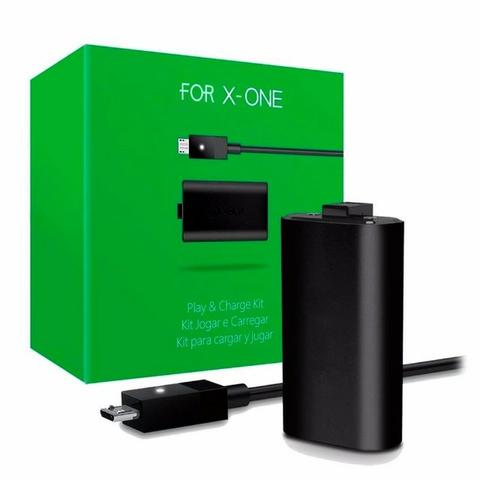 Kit Play And Charge Bateria E Carregador Controle Xbox One