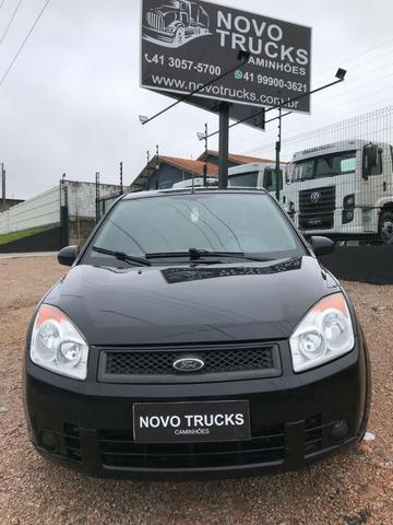 Fiesta sedan 1.6 flex completo 10/10 banco em couro - Foto 8