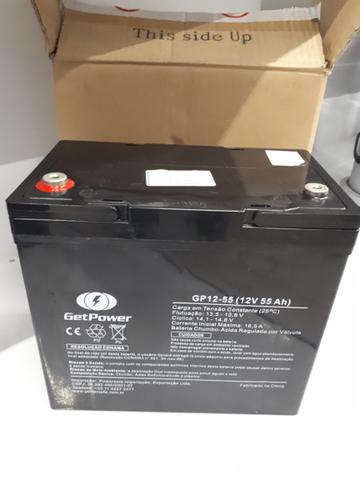 Bateria estacionaria selada 12v 55ah em ótimo funcionamento com garantia