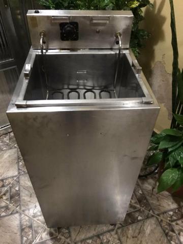 Fritadeira 25 litros água e óleo inox - Foto 3