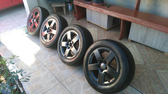 Rodas aro 15, vendo ou troco - Foto 2