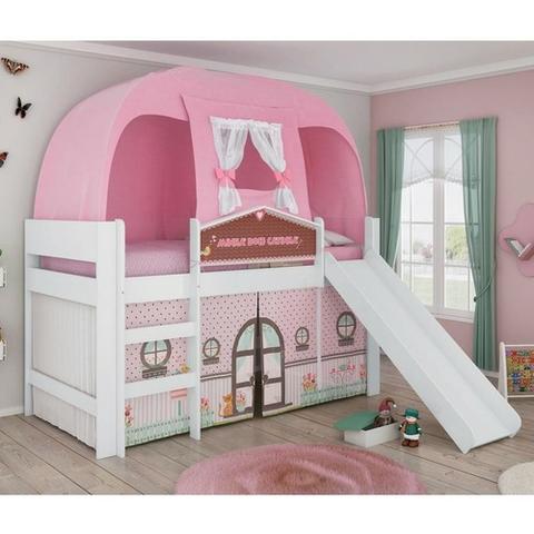 Cama com escorregador