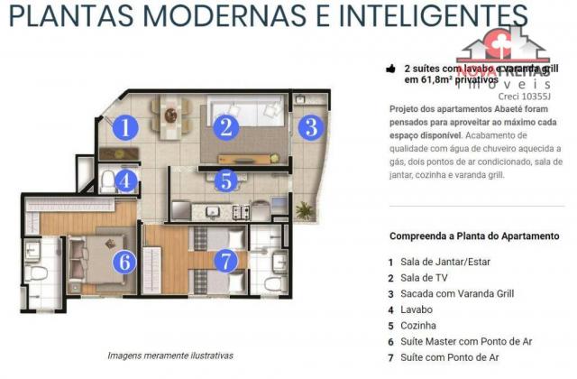 Apartamento à venda com 2 dormitórios em Parque industrial, São josé dos campos cod:AP3169 - Foto 7