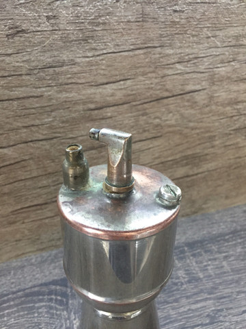 Antigo maçarico em bronze e latão - Foto 2