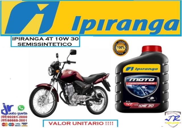 Oleo Ipiranga Moto 4T 10W30 Fan 2012