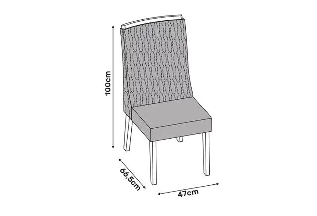 Conjunto Mesa de Jantar Zoe Cinza com Vidro e 8 Cadeiras Amelia : Sala de  Jantar - Sala de Jantar Completa : Julia Arns