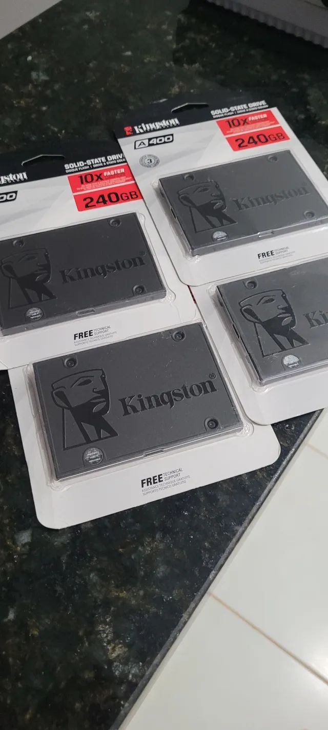 SSD 240GB Kingston A400S 4unidades