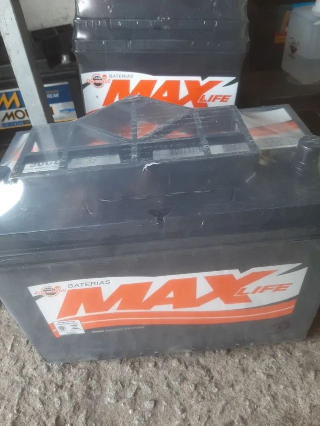 Bateria 90 Amperes Max Life com 1 ano garantia 