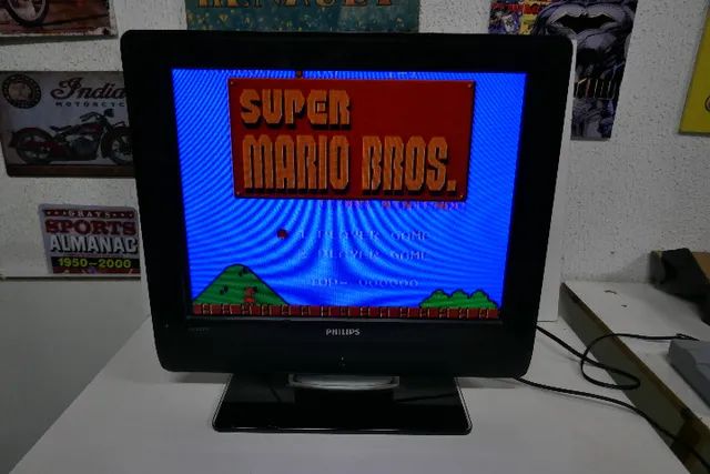 tv antiga lcd 20 polegadas.