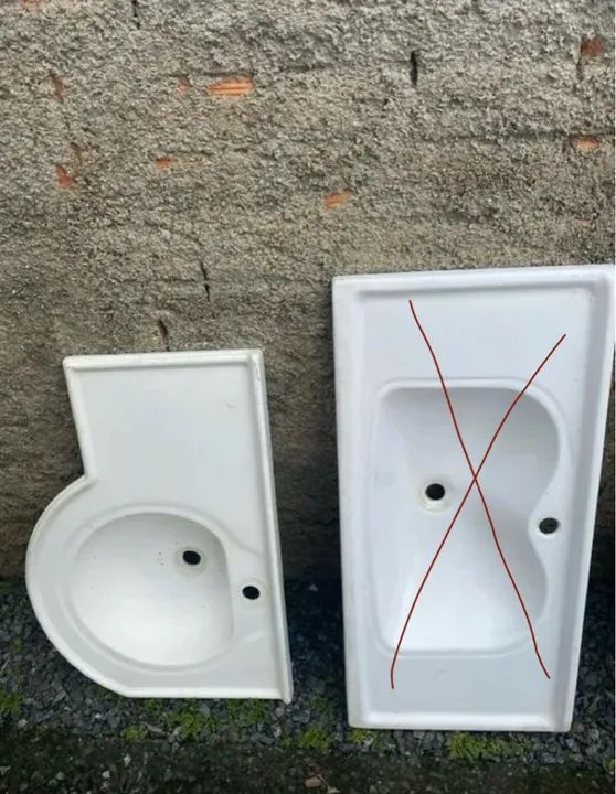  Cuba de Banheiro em Cerâmica