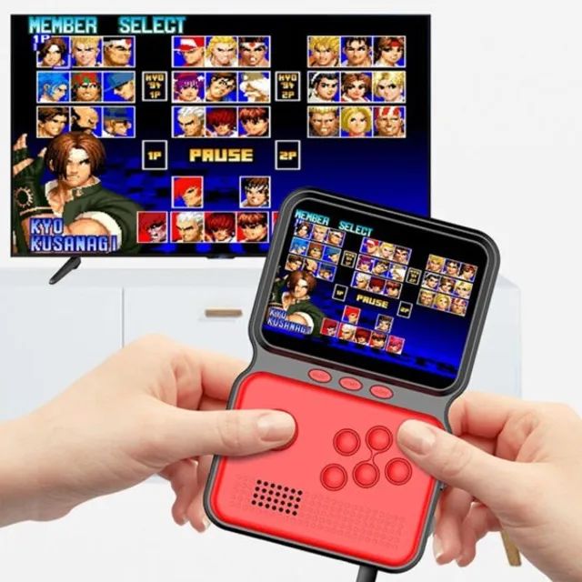 game portátil Ergonômico AY-006 com 900 jogos/produz tb em TVs/excelente mini Arcade - Foto 2