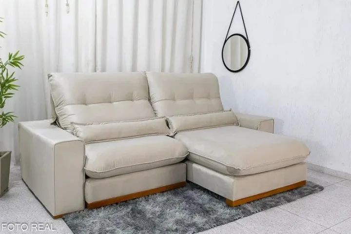 Pré Black Friday! Sofá Retrátil e Reclinável 407  - Tempo limitado. 