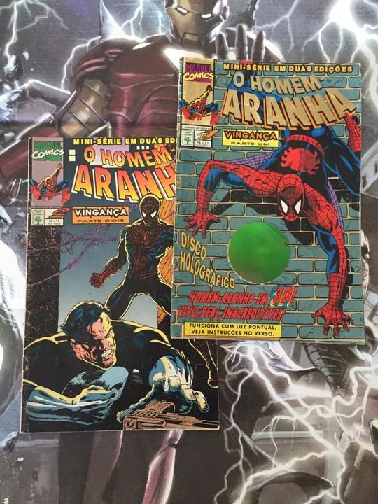 HQ Homem Aranha Vingança Parte 1 e 2 - Edição de Colecionador
