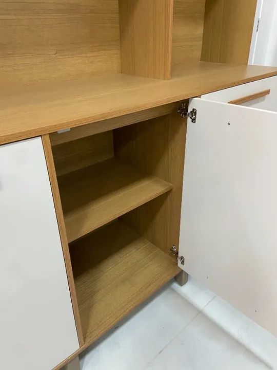 Kit Cozinha com Portas Ripadas em MDF e Espaço para Micro-ondas - Foto 3