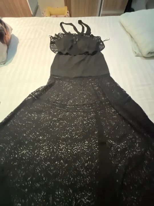 Conjunto Preto em Renda - Foto 4