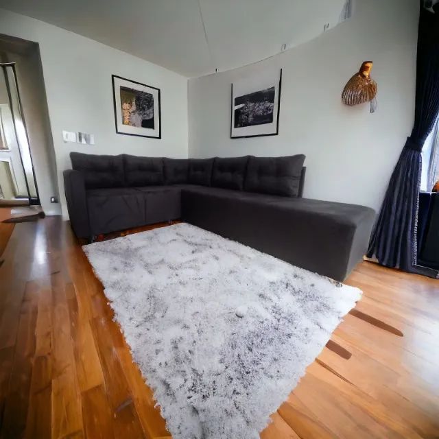 SOFÁ DE CANTO CAMA Casal Perfeito e ótimo para sua casa Preço especial Novos de fábrica - Foto 5
