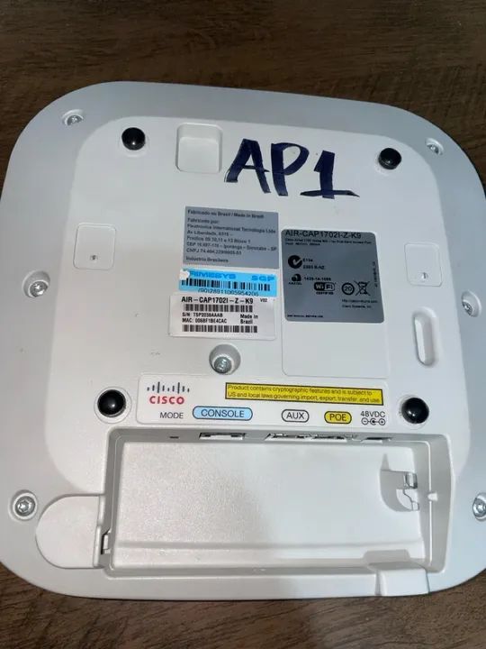 Access Point Cisco - AIRCAP1702I-ZK9BR64318044772098121