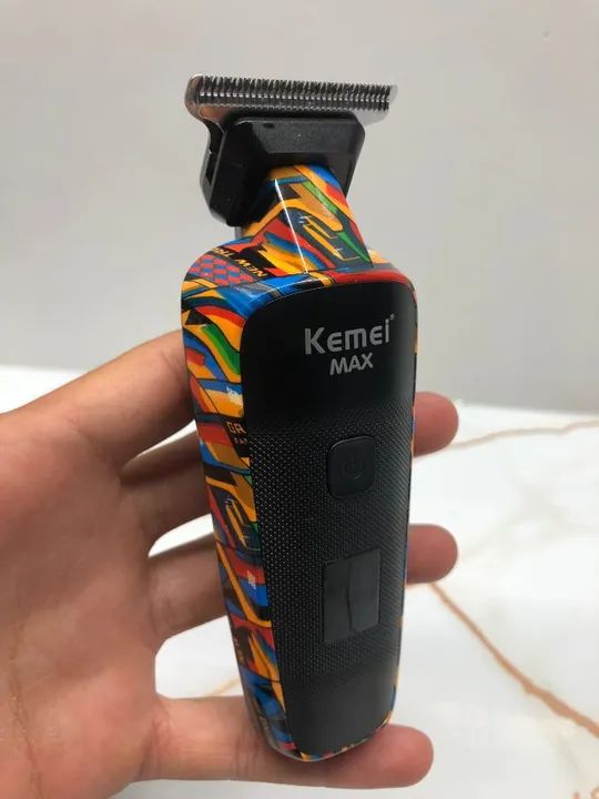 Máquina de acabamento Kemei Profissional - Foto 2