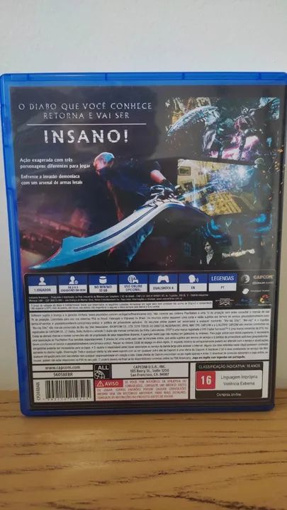 Playstation 4 Jogo Midia Fisica Usada - Devil May Cry 5 - Foto 2