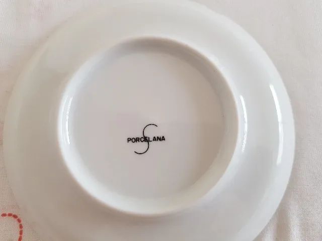 Pires Porcelana Schmitd Branco Floral Sem Filete - Reposição - Foto 3