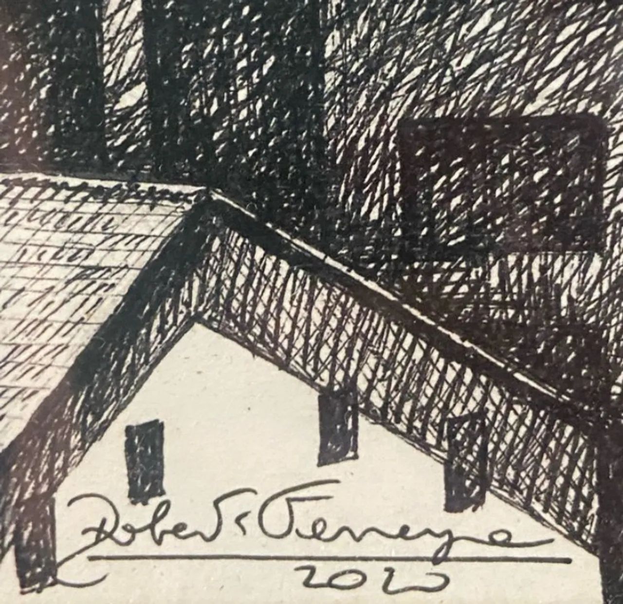 Quadro Drawing Black and White | DonaReliquias   - Foto 3