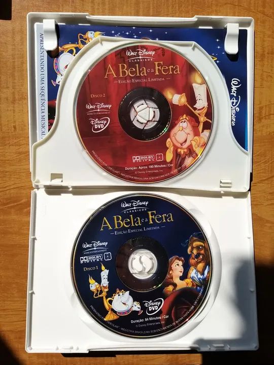 DVD Duplo edição especial limitada A Bela e A Fera da Disney  - Foto 3