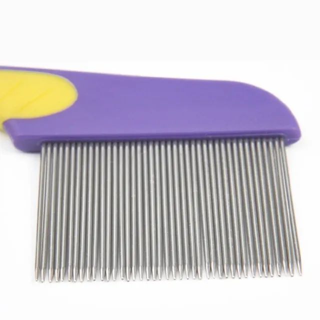Pente de Aço Inoxidável Dentes Longos para Remover Pulgas _ PET10 - Foto 4