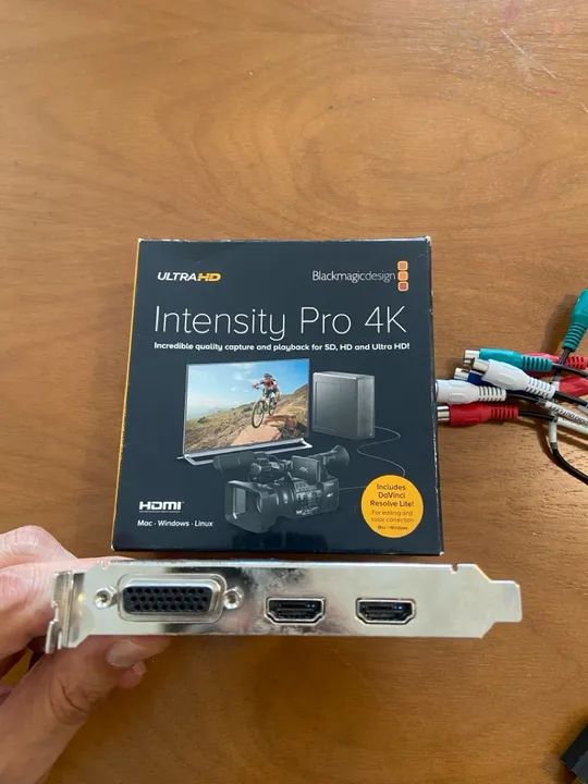 Placa Captura BlackMagic Intensity Pro 4K - Foto 5