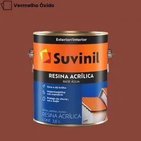 Resina Acrílica Base Água Vermelho Óxido 3,6L Suvinil