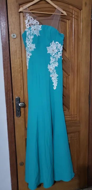 Vestido longo de festa 