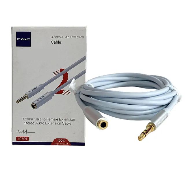 Cabo Extensor de P2 3.5 mm Com 2 Metros - It-blue em São Luís ma 