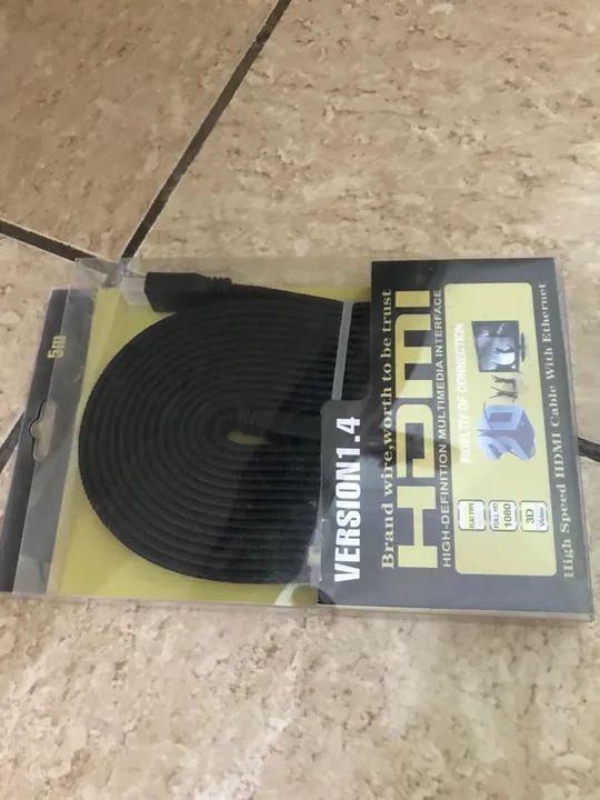 Desapego cabo HDMI com 5 metros 