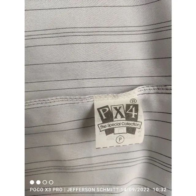 Camisa Social Manga Curta Vênus Tamanhos: P  - Foto 2