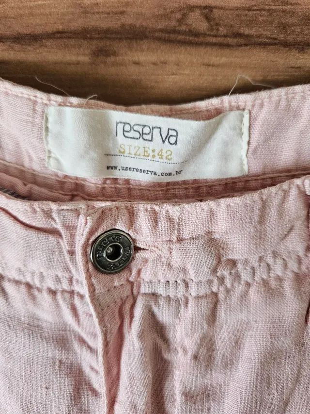 Bermuda de linho da Reserva  - Foto 3