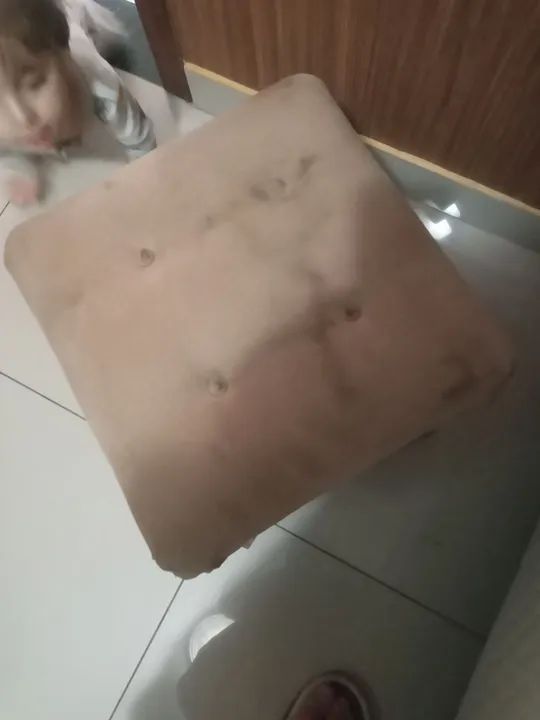 Poltrona de balanço com puf - Foto 4