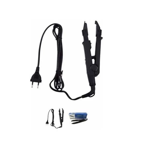 pinça para mega hair profissional mod curvaloof 25w - Foto 2