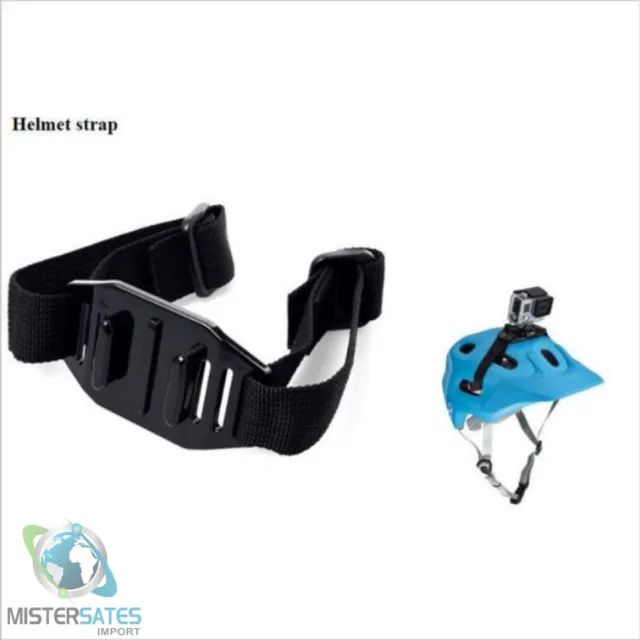 Suporte Capacete Ventilado Gopro 1 2 3 3+ 4 5 6 7 8 9 10 11 12 Sportcam SJ Todas - COD 299 - Foto 2
