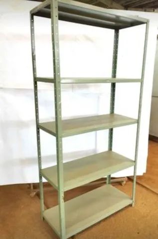 Prateleira de aço industrial 5 níveis - 1,89 altura X 93 largura X 40 profundidade