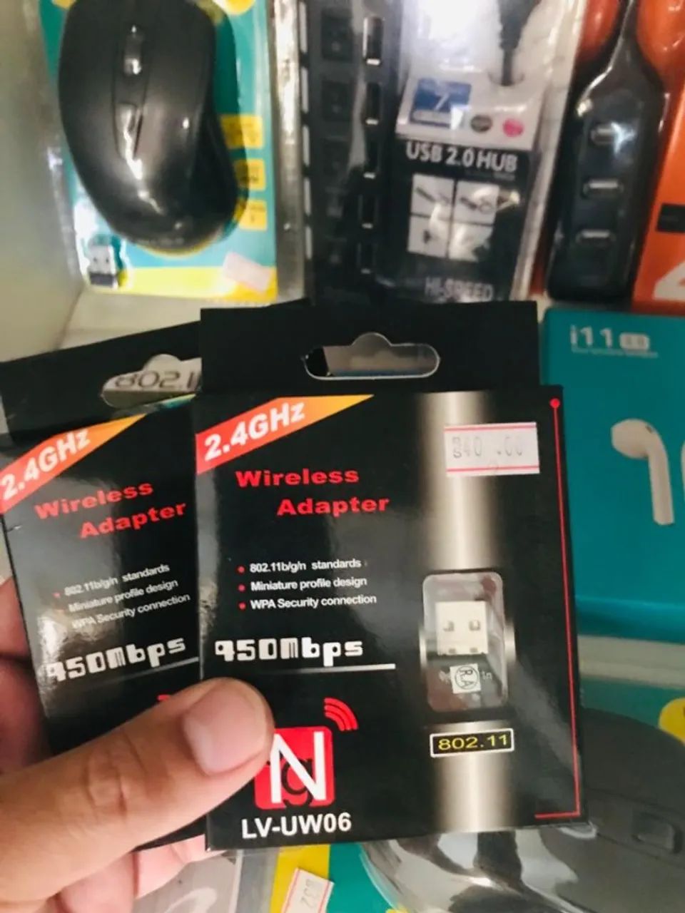 Mini Adaptador Wireless Wi-fi 2.4 Ghz