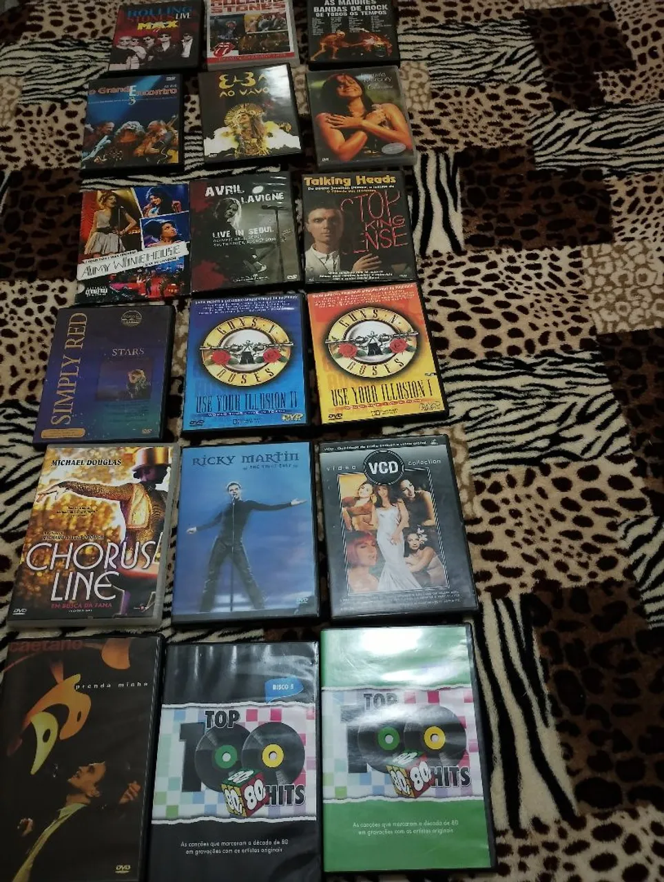 Coleção de DVDs variados
