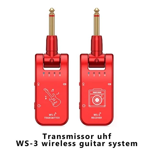 Transmissor Sem Fio Ws-3 Uhf Violão, Guitarra, Etc...