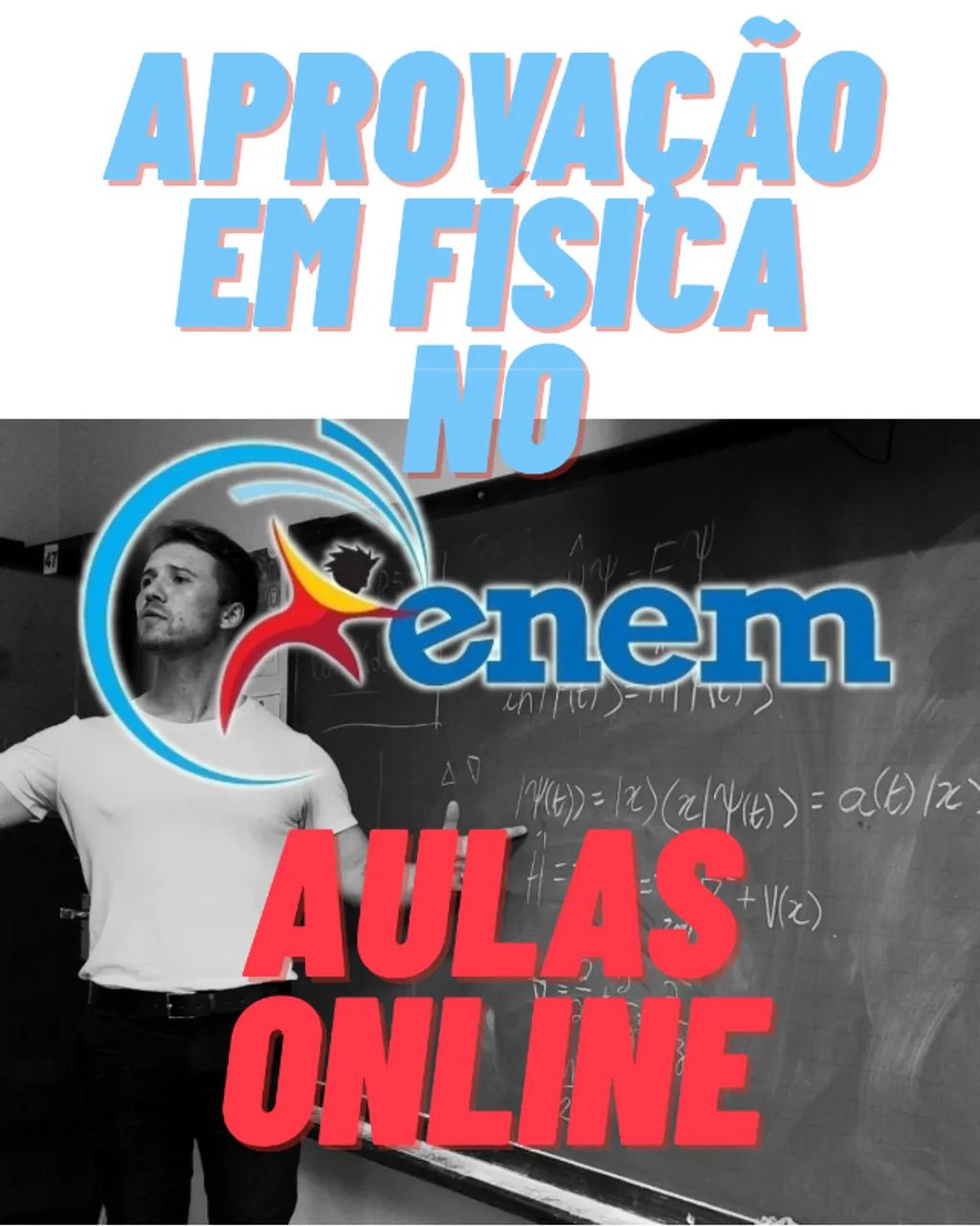 Aulas de física e matemática online para o ENEM