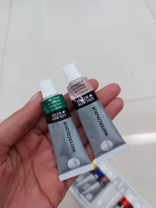 Tintas aquarela Daler Rowney 12 cores 