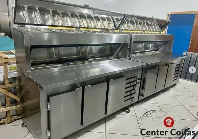 Condimentadora e pizzarola refrigerada sob medida - Foto 3
