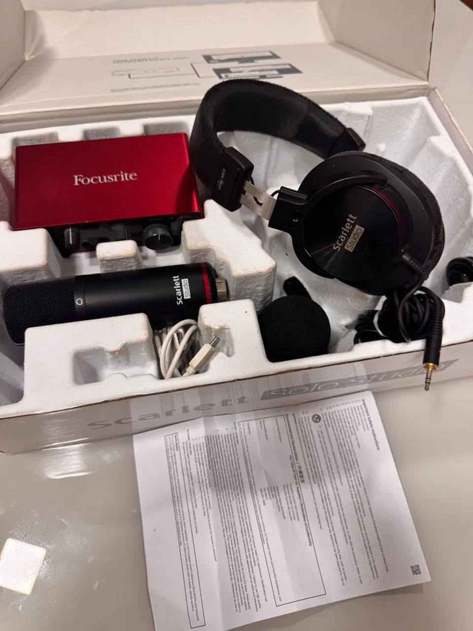 Focusrite Scarlett Solo Studio - Interface de áudio USB - Foto 3