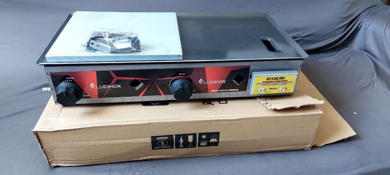 Chapa 60x30 a gás  - Foto 3