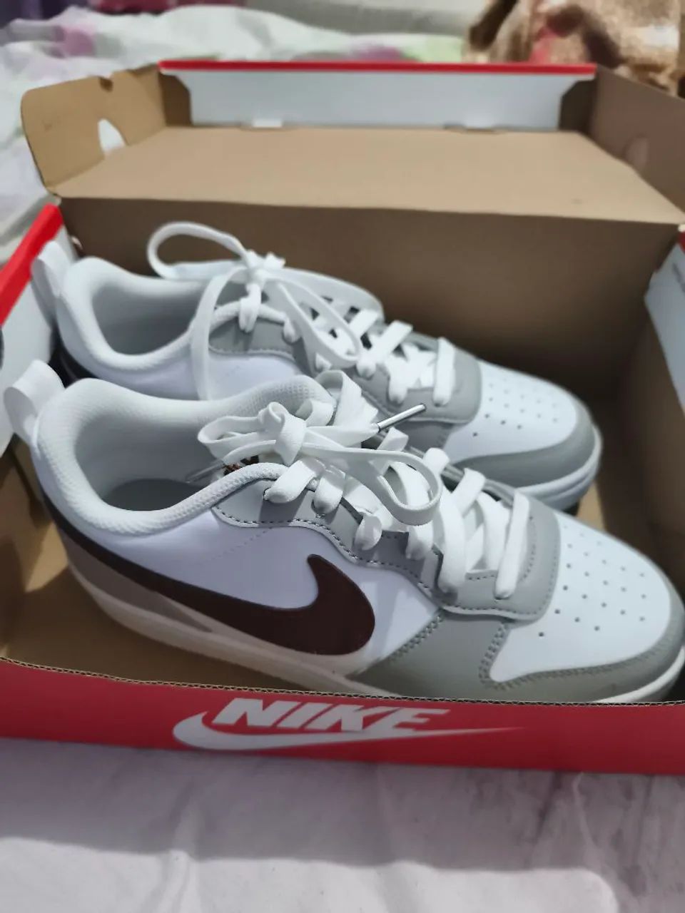 Tênis Nike court borough recraft HF bg