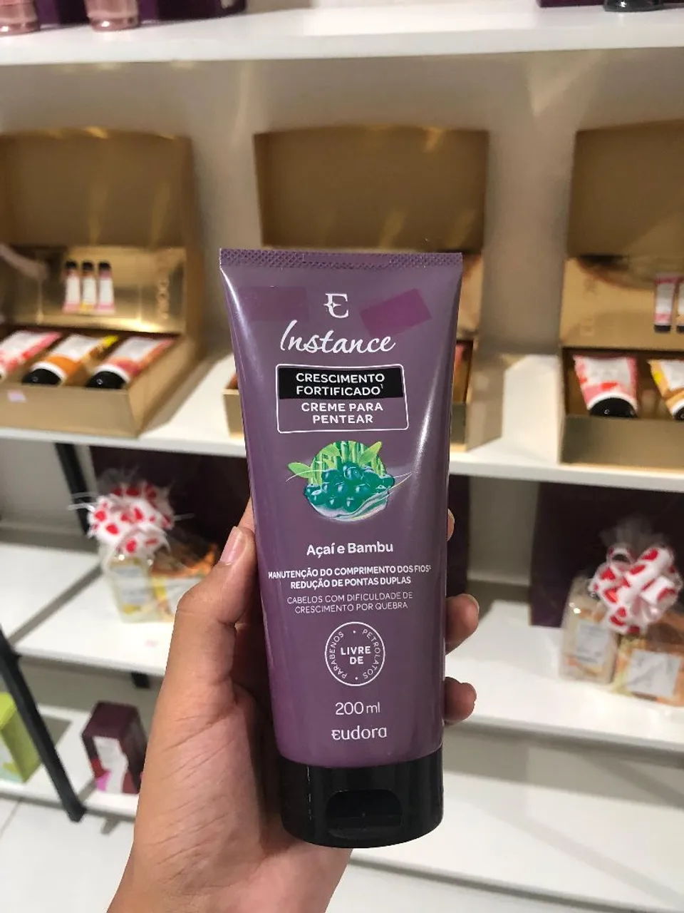Creme para Pentear Instance Crescimento Fortificado Eudora